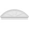 Ekena Millwork Segment Arch 4 Spoke Architectural Grade PVC Combination Pediment, 48"W x 18-7/8"H x 2-3/4"P PEDPC048X190SEG04 - alternate 2